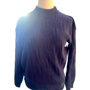 American Pride Heart Navy Sweater Size Small‎